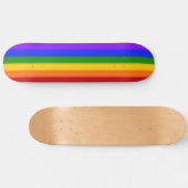 Flag für Regenbogen-Gay Pride Skateboard (Horizontal)