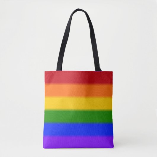 Flag für Regenbogen-Gay Pride Tasche (Vorderseite)