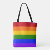 Flag für Regenbogen-Gay Pride Tasche (Rückseite)
