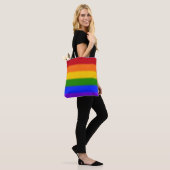Flag für Regenbogen-Gay Pride Tasche (Am Model)