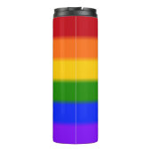 Flag für Regenbogen-Gay Pride Thermosbecher (Rückseite)