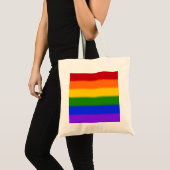 Flag für Regenbogen-Gay Pride Tragetasche (Vorderseite (Produkt))