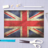 Flag für Vintage geplagte Unionbuchse Seidenpapier (Handwerk)