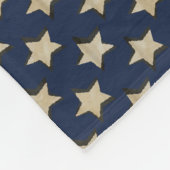 Flag für Vintage USA Fleecedecke (Ecke)