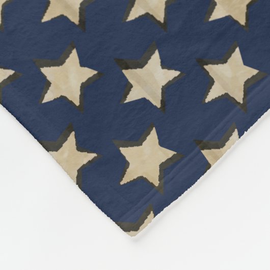 Flag für Vintage USA Fleecedecke (Ecke)