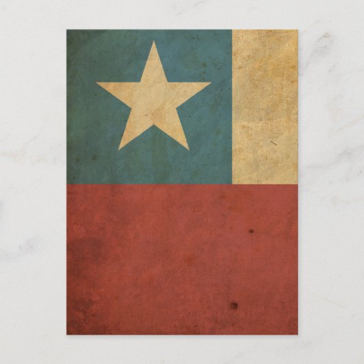 Flag für Vintagen Chile Postkarte (Vorderseite)