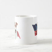 Flag für Wire Fox Terrier Kaffeetasse (Mittel)
