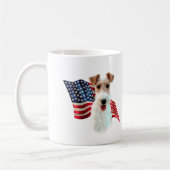 Flag für Wire Fox Terrier Kaffeetasse (Links)