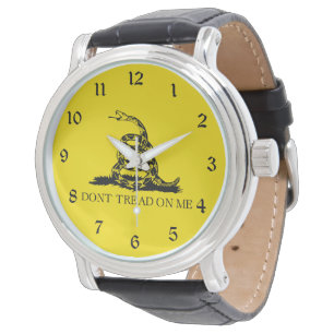 Flag Gadsden Rattlesnake: Revolutionärer Krieg 177 Armbanduhr