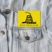 Flag Gadsden Rattlesnake: Revolutionärer Krieg 177 Button (Insitu)