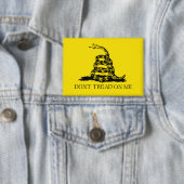 Flag Gadsden Rattlesnake: Revolutionärer Krieg 177 Button (Insitu)