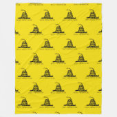 Flag Gadsden Rattlesnake: Revolutionärer Krieg 177 Fleecedecke (Vorderseite)