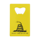 Flag Gadsden Rattlesnake: Revolutionärer Krieg 177 Geldbeutel Flaschenöffner (Rückseite)