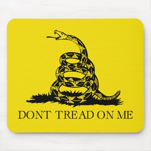 Flag Gadsden Rattlesnake: Revolutionärer Krieg 177 Mousepad (Vorne)