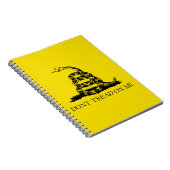 Flag Gadsden Rattlesnake: Revolutionärer Krieg 177 Notizblock (Rechte Seite)