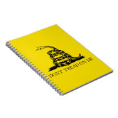 Flag Gadsden Rattlesnake: Revolutionärer Krieg 177 Notizblock (Rechte Seite)