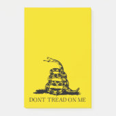 Flag Gadsden Rattlesnake: Revolutionärer Krieg 177 Post-it Klebezettel (Vorderseite)