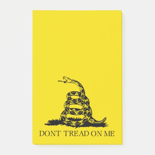 Flag Gadsden Rattlesnake: Revolutionärer Krieg 177 Post-it Klebezettel (Vorderseite)