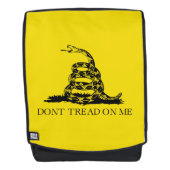 Flag Gadsden Rattlesnake: Revolutionärer Krieg 177 Rucksack (Vorderseite)