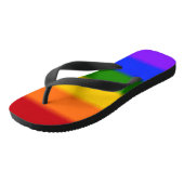 Flag-Gay Pride Badesandalen (Schrägansicht)