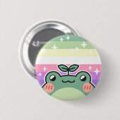 Flag Genderfae LGBT Button (Vorne & Hinten)