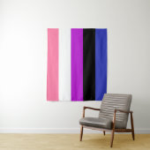 Flag Genderfluid 50 x 60 Wandteppich (Beispiel)