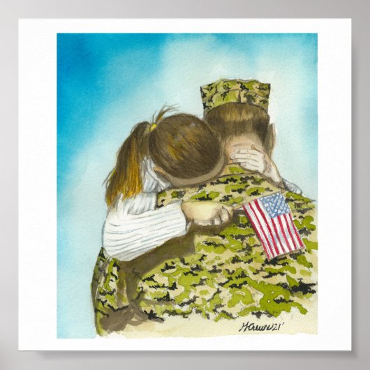 Flag Girl Poster (Vorne)