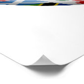 Flag Globe Poster (Ecke)