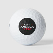 Flag Golf of America Patriotic American Trump USA Golfball (Vorderseite)