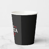 Flag Golf of America Patriotic American Trump USA Pappbecher (Links)