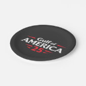 Flag Golf of America Patriotic American Trump USA Pappteller (Schrägansicht)