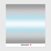 Flag Gradient Demiboy Pride - Demiboy-Flagge Aufkleber (Blatt)
