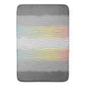 Flag Groovy Boho Trippy Abstrakt Demifluid Pride Badematte (Vorderseite Vertikal)