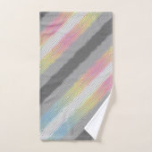 Flag Groovy Boho Trippy Abstrakt Demifluid Pride Badhandtuch Set (Handtuch)