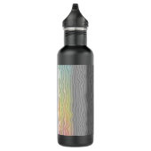 Flag Groovy Boho Trippy Abstrakt Demifluid Pride Edelstahlflasche (Rechts)