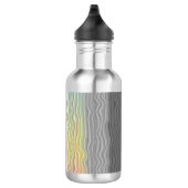 Flag Groovy Boho Trippy Abstrakt Demifluid Pride Edelstahlflasche (Rechts)