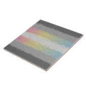 Flag Groovy Boho Trippy Abstrakt Demifluid Pride Fliese (Seite)