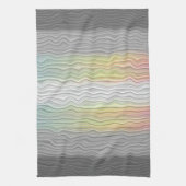 Flag Groovy Boho Trippy Abstrakt Demifluid Pride Geschirrtuch (Vertikal)