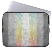 Flag Groovy Boho Trippy Abstrakt Demifluid Pride Laptopschutzhülle (Vorderseite)