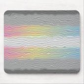 Flag Groovy Boho Trippy Abstrakt Demifluid Pride Mousepad (Vorne)