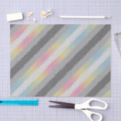 Flag Groovy Boho Trippy Abstrakt Demifluid Pride Seidenpapier (Handwerk)