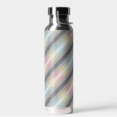 Flag Groovy Boho Trippy Abstrakt Demifluid Pride Trinkflasche (Links)