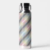 Flag Groovy Boho Trippy Abstrakt Demifluid Pride Trinkflasche (Vorne)