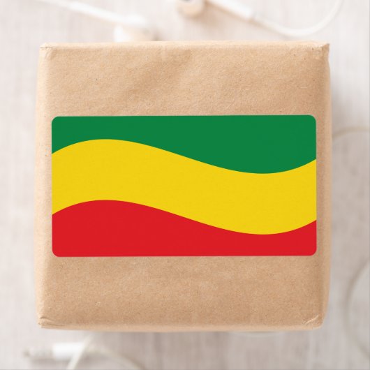 Flag Grün, Gold (Gelb) und Rot (Insitu)