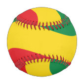 Flag Grün, Gold (Gelb) und Rot Baseball (Vorderseite)