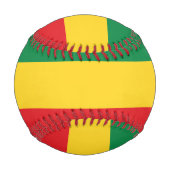 Flag Grün, Gold (Gelb) und Rot Baseball (Vorderseite)