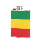 Flag Grün, Gold (Gelb) und Rot Flachmann (Links)