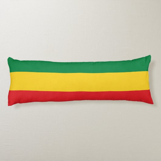 Flag Grün, Gold (Gelb) und Rot Seitenschläferkissen (Rückseite)