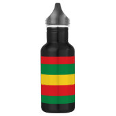 Flag Grün, Gold (Gelb) und Rot Trinkflasche (Links)