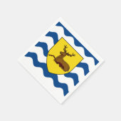 Flag Hertfordshire Paper Napkins Serviette (Ecke)